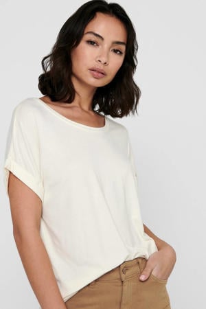 T-shirt ONLMOSTER creme