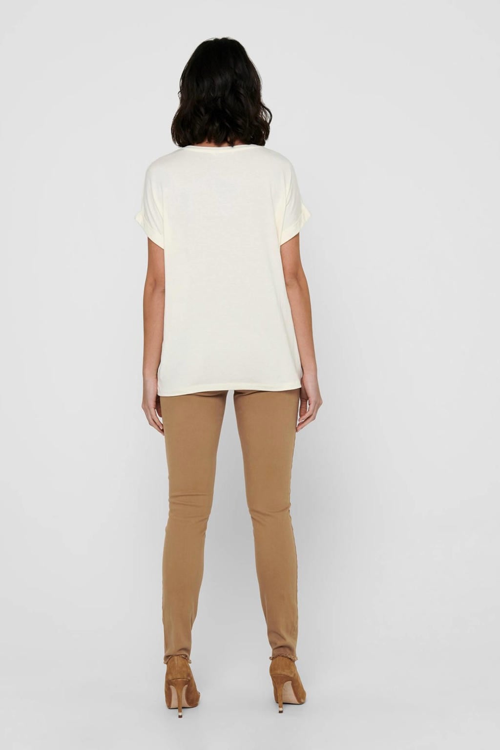 ONLY T-shirt ONLMOSTER creme