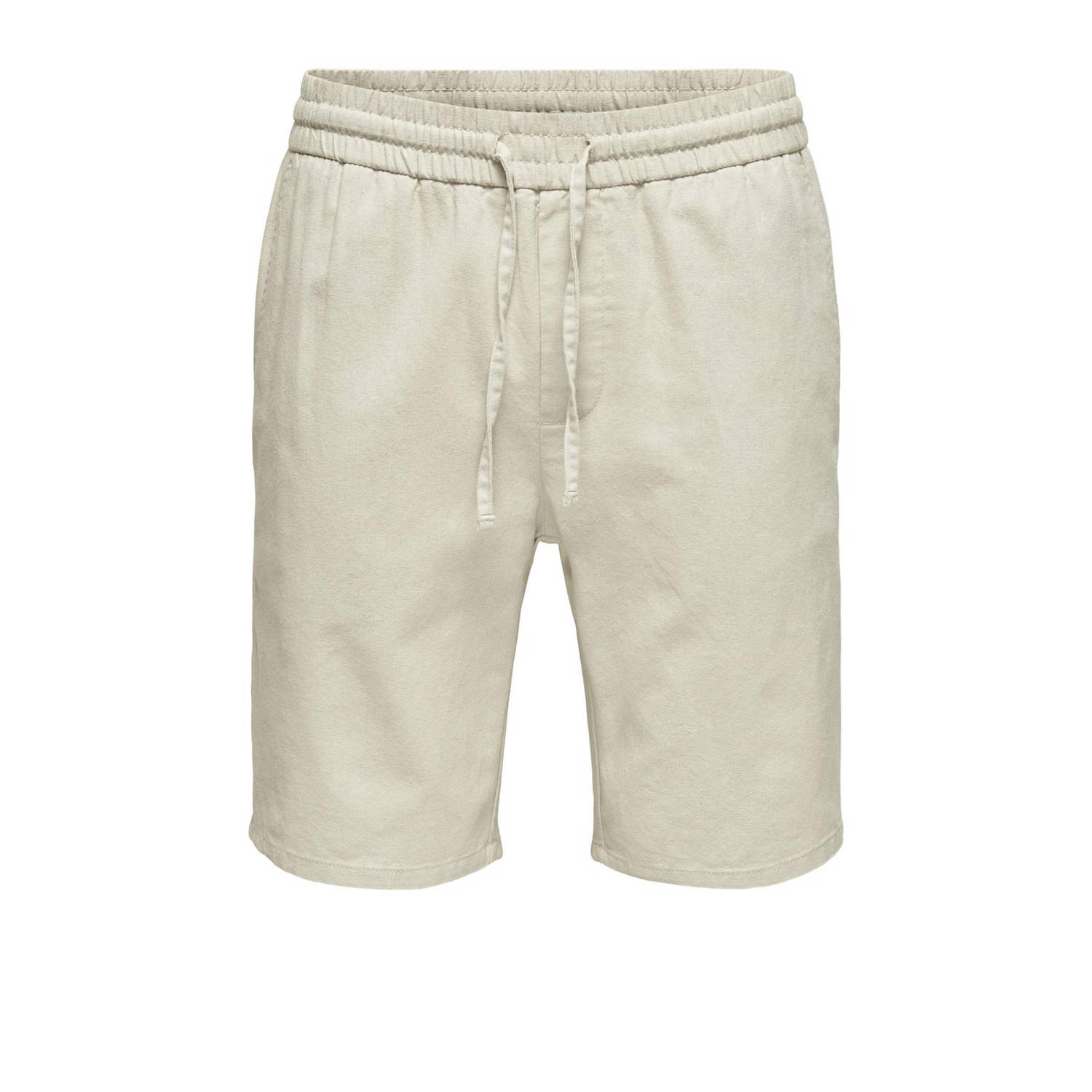 Only & Sons Ultiem Comfort Bermuda Shorts Beige Heren