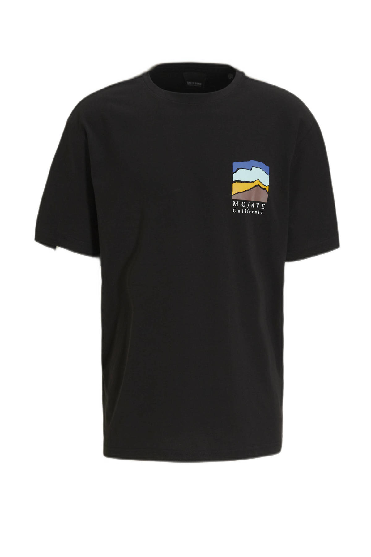 ONLY & SONS Onskeane RLX SS T-Shirt imprimé Noos, Gris foncé, S