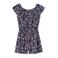 NAME IT KIDS playsuit NKFVINAYA met all over print donkerblauw/roze/wit