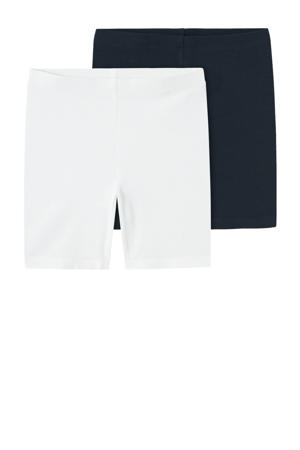 bikershort NKFVIVIAN - set van 2 wit/zwart