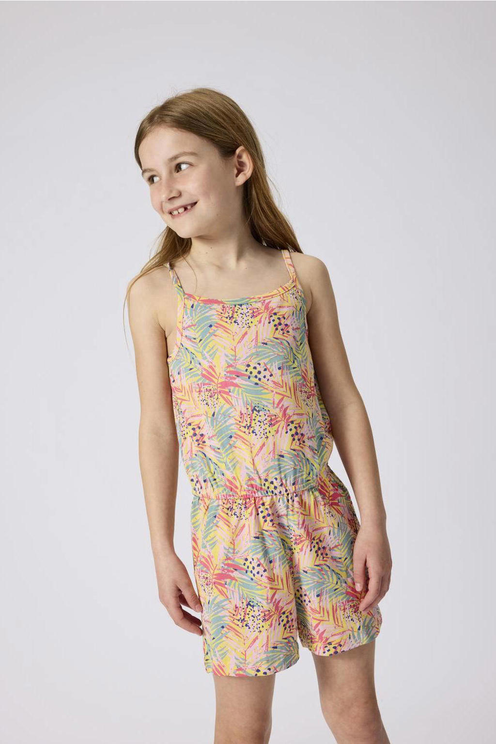 NAME IT KIDS playsuit NKFVIGGA met all over print lichtroze/multicolor