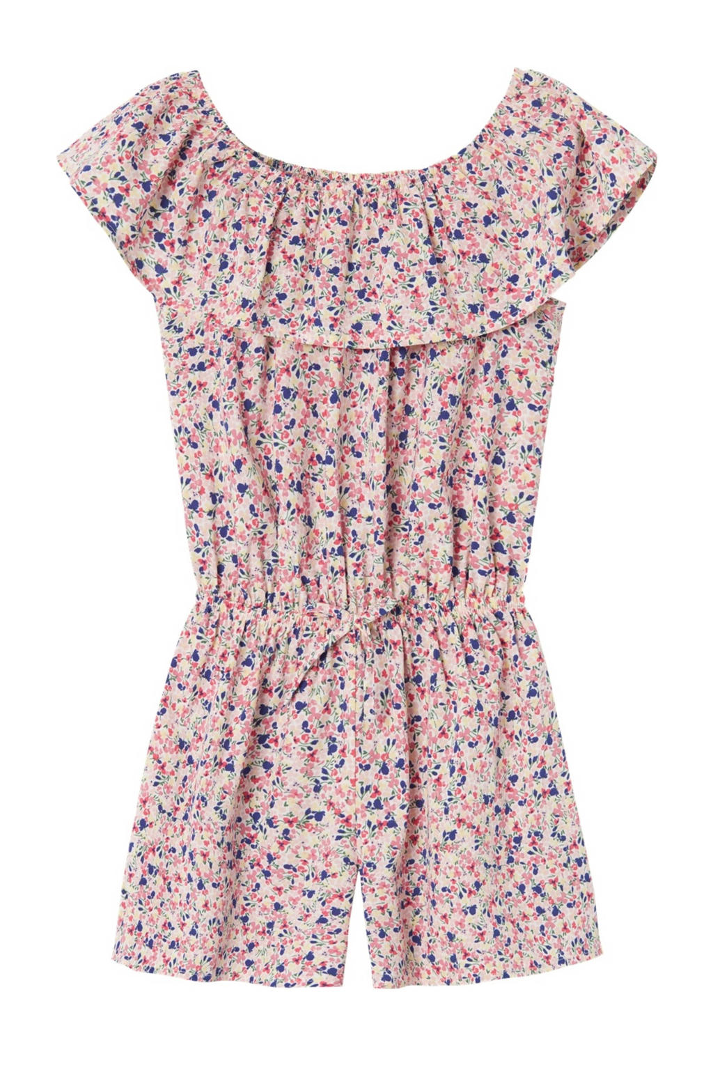 NAME IT KIDS playsuit NKFVINAYA met all over print lichtroze/roze/blauw