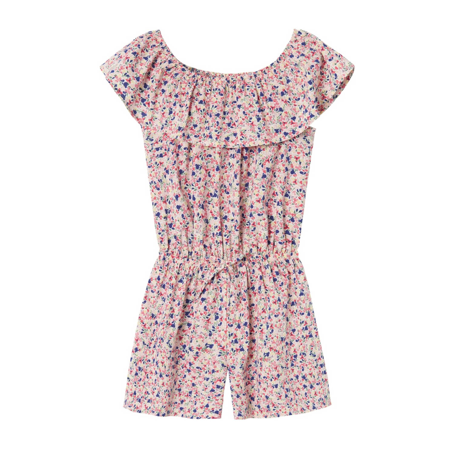 NAME IT KIDS playsuit NKFVINAYA met all over print lichtroze roze blauw