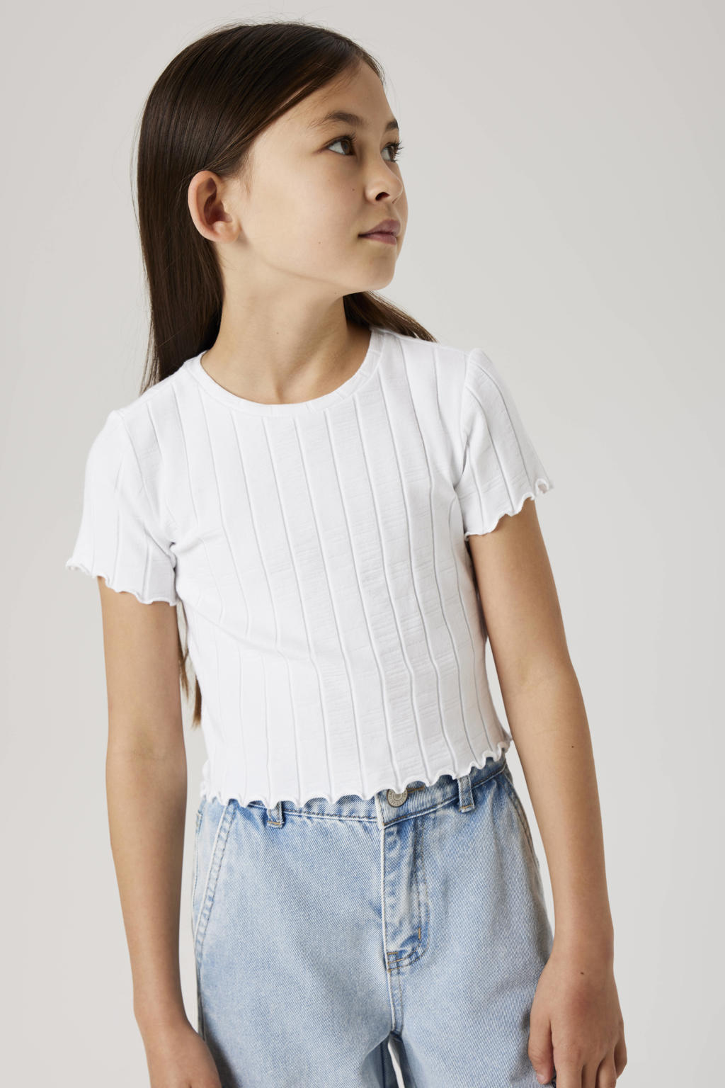 NAME IT KIDS T-shirt NKFNORALINA wit