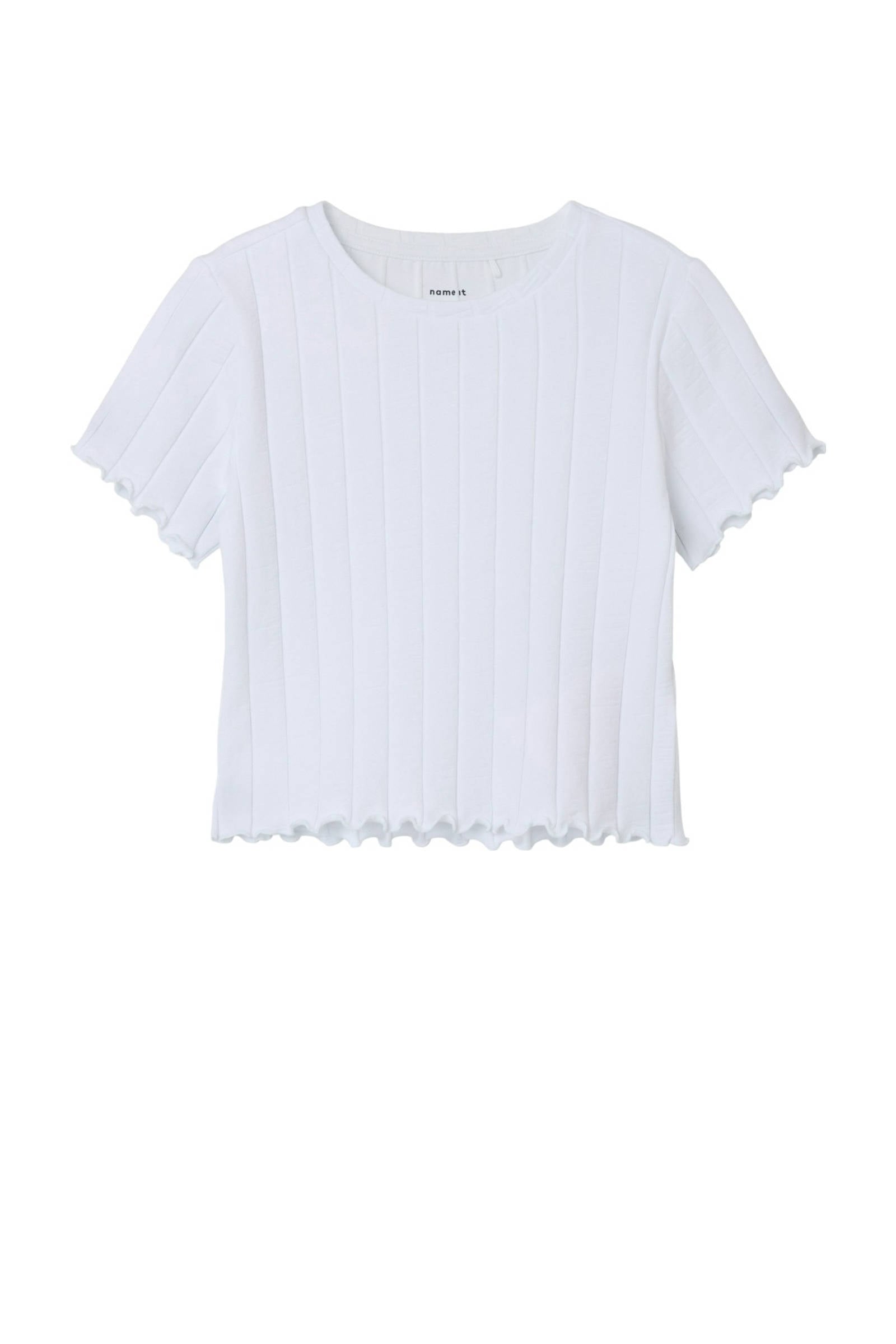 NAME IT Nkmhalade SS Top T-Shirt, Bianco, 116 Bambini e