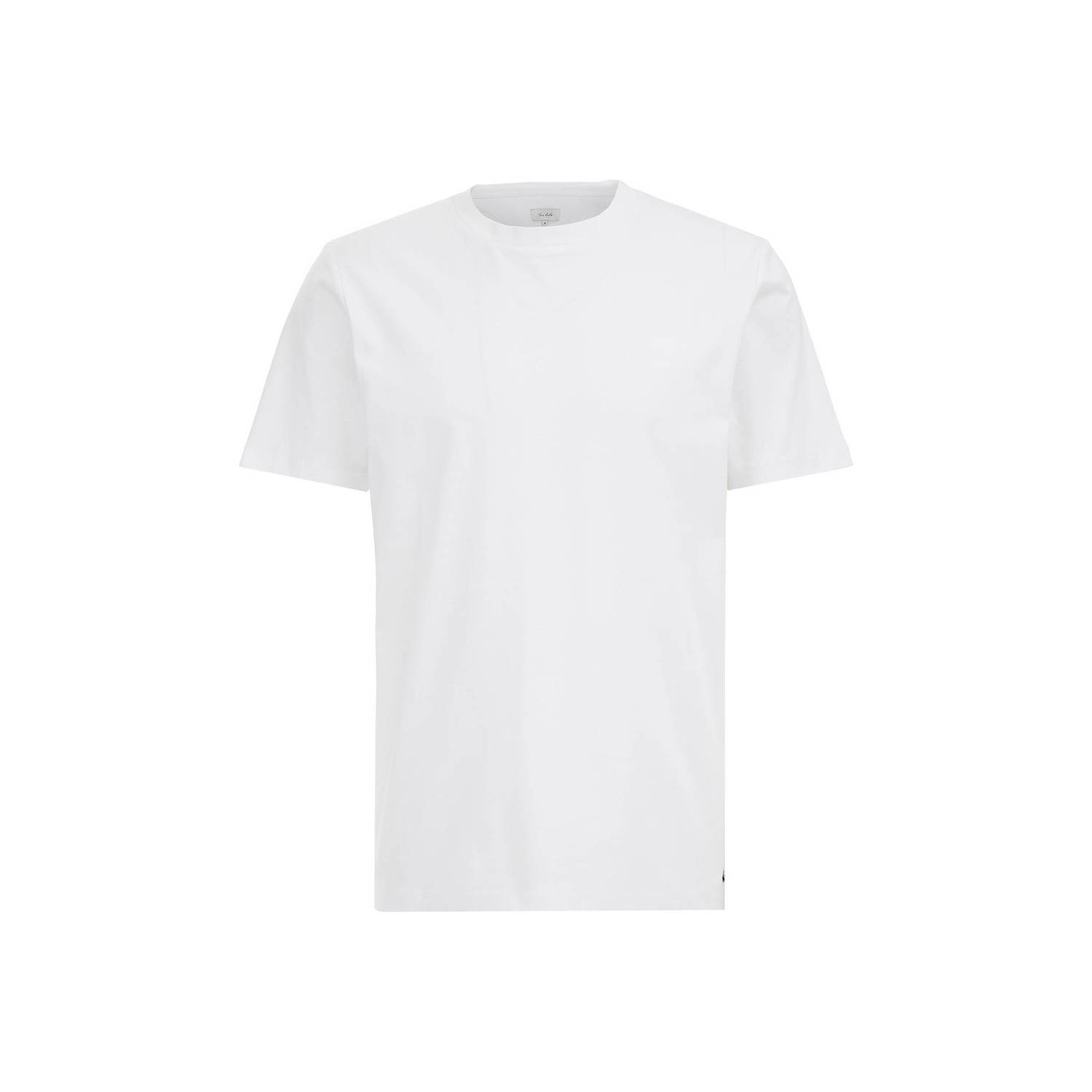 WE Fashion regular fit T-shirt white uni