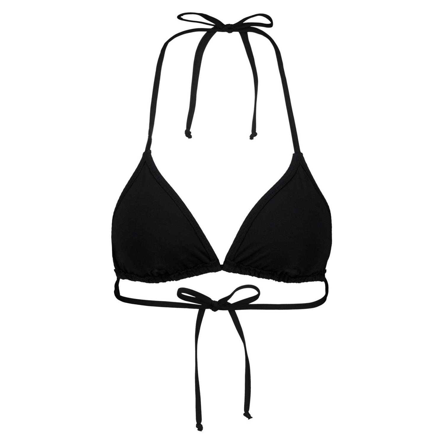 America Today voorgevormde triangel bikinitop Amber zwart