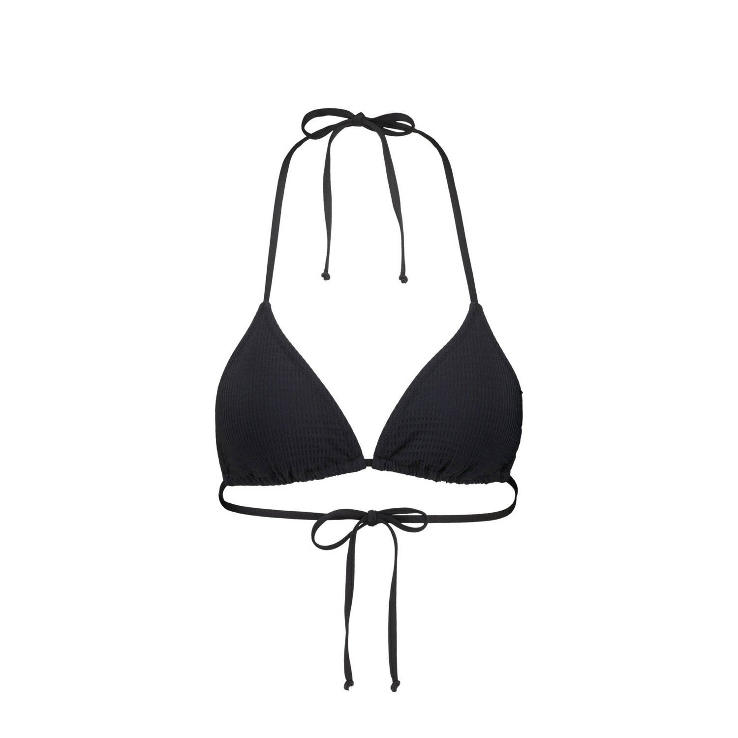 America Today voorgevormde triangel bikinitop Amber zwart