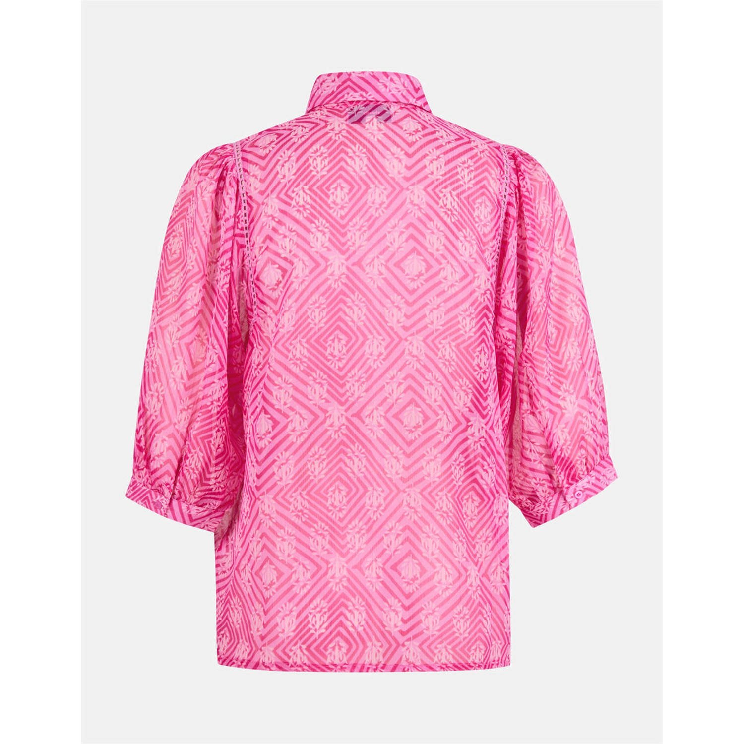 Shoeby blouse met all over print roze