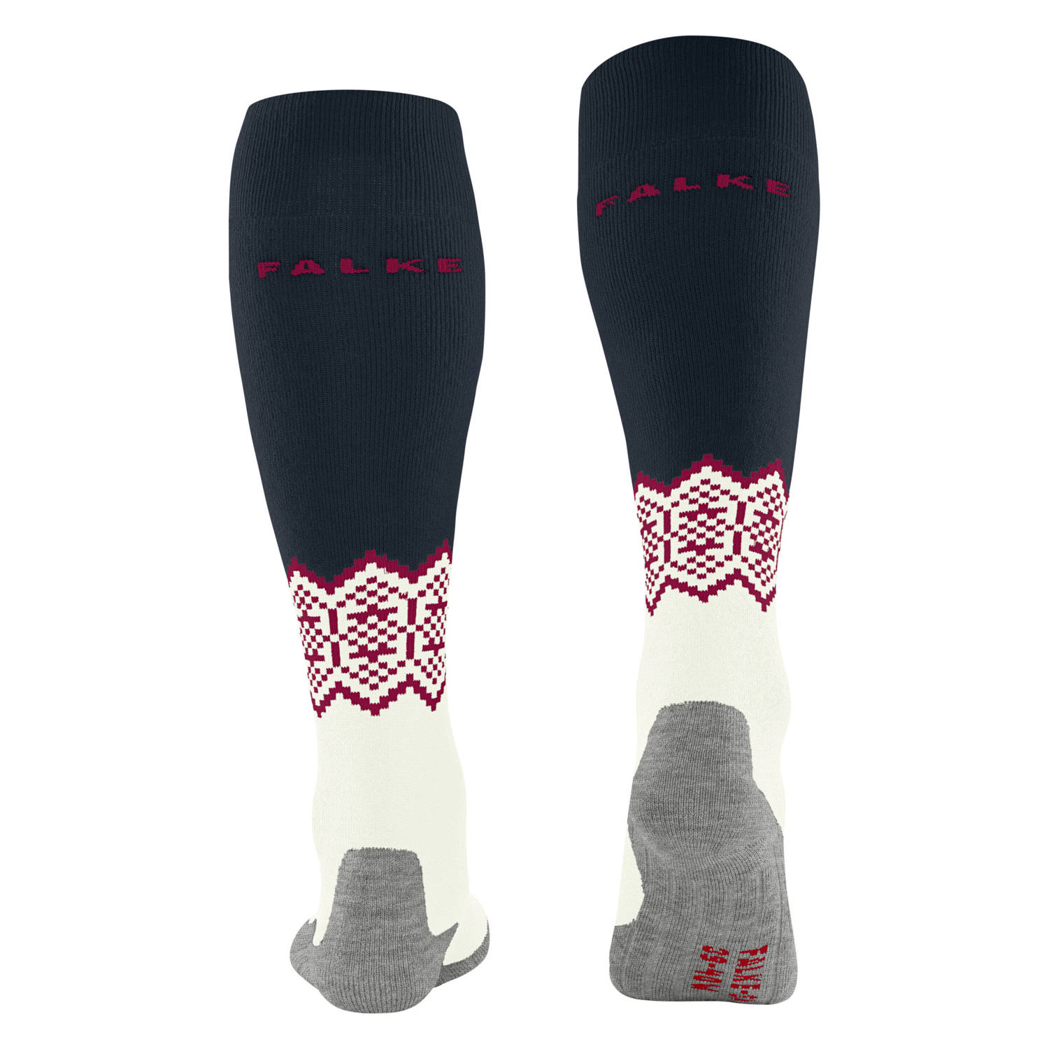FALKE Sport skisokken SK2 Intermediate zwart wit