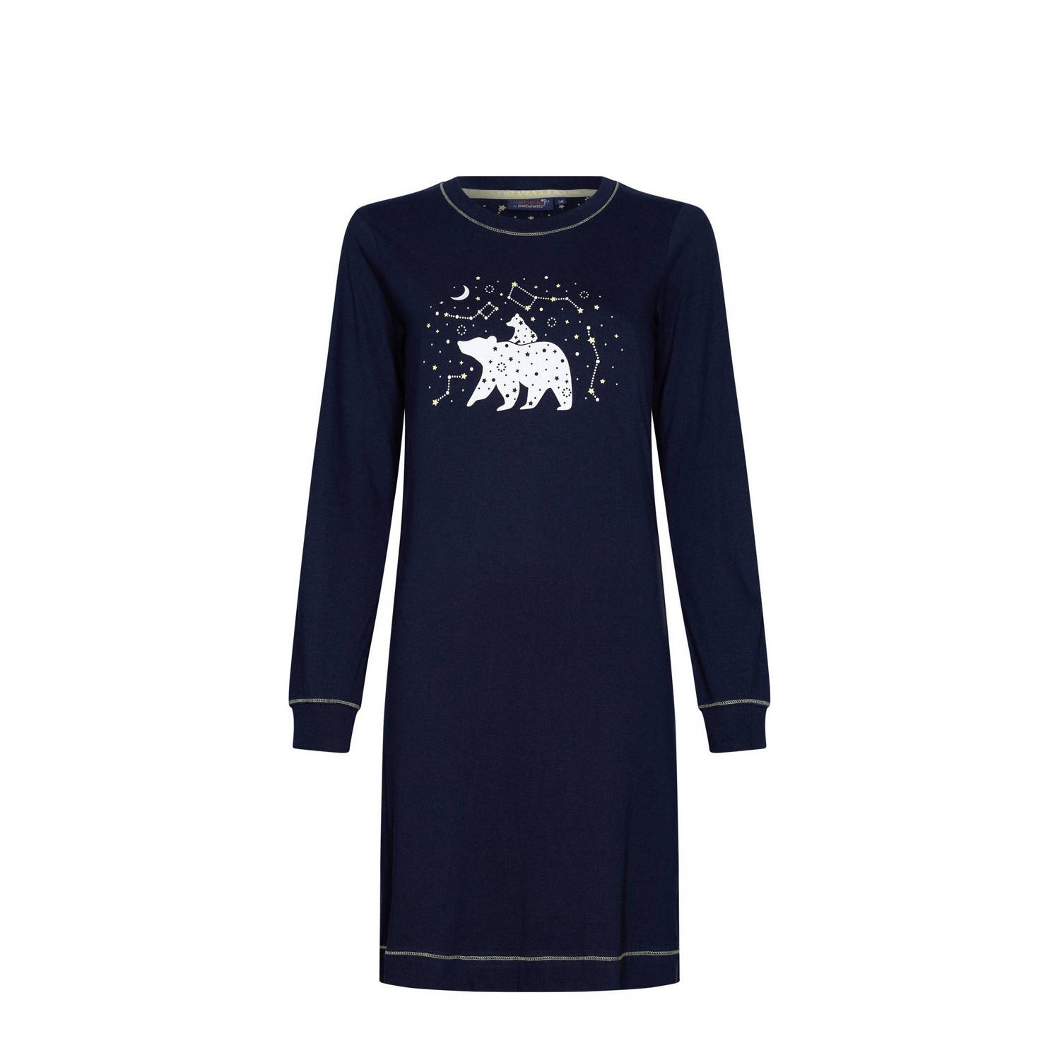 Rebelle nachthemd donkerblauw
