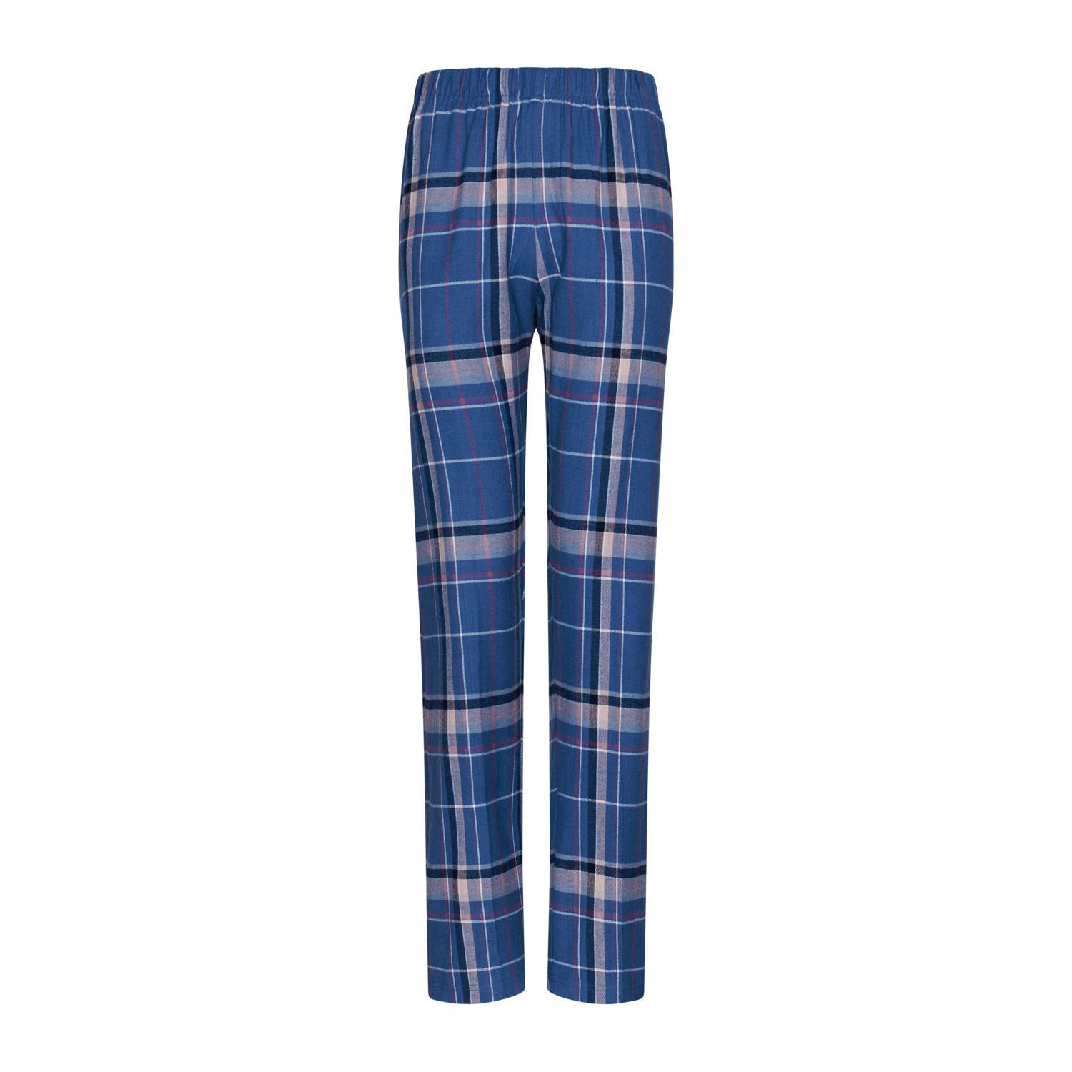 Pastunette flanellen pyjama donkerblauw