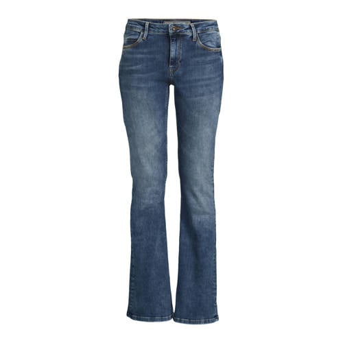 Geisha flared jeans dark blue denim afbeelding