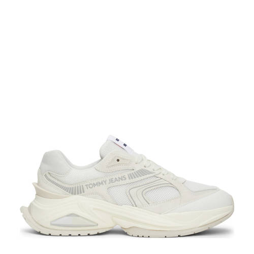 Tommy Jeans chunky suède sneakers ecru afbeelding