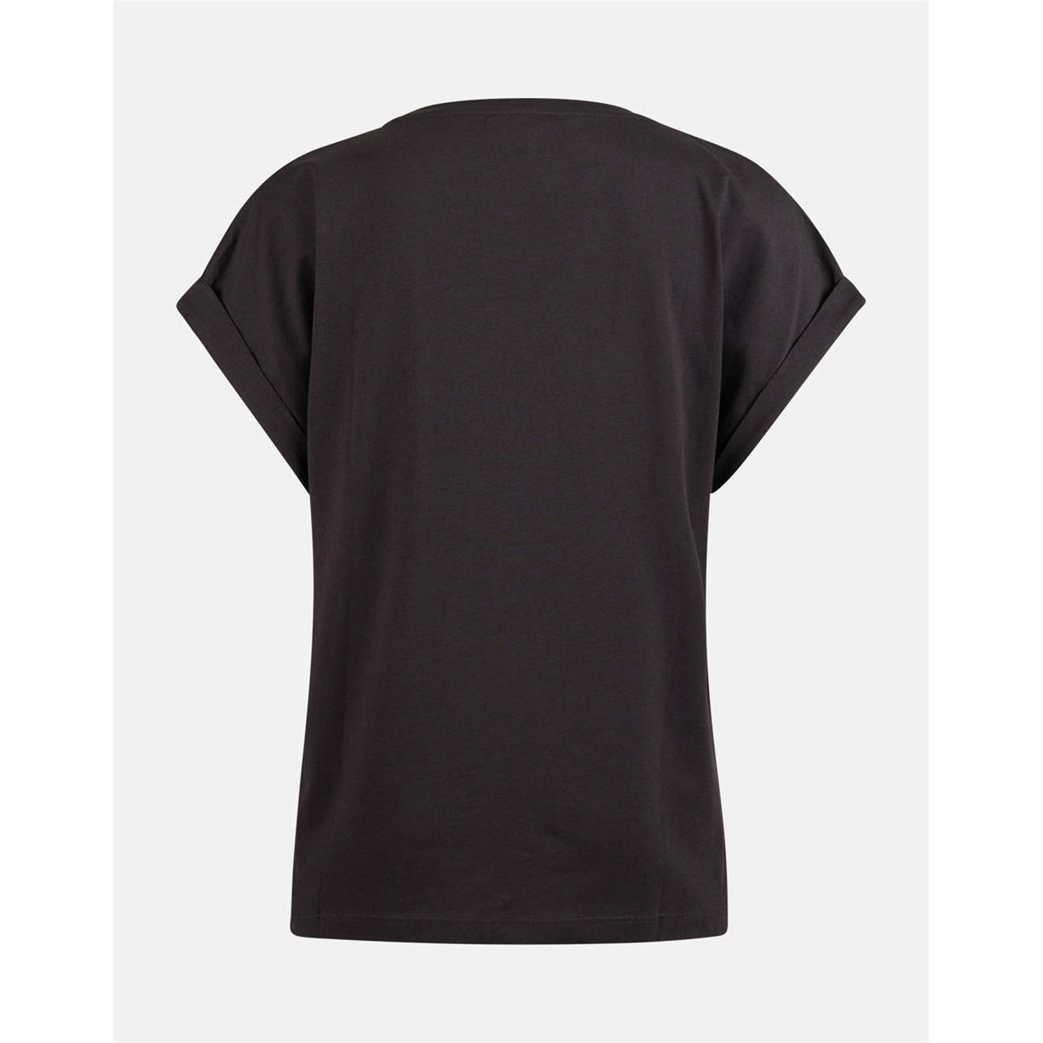 Shoeby T-shirt met geborduurde tekst zwart
