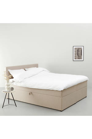 complete boxspring Bergen met opbergruimte (140x200 cm)