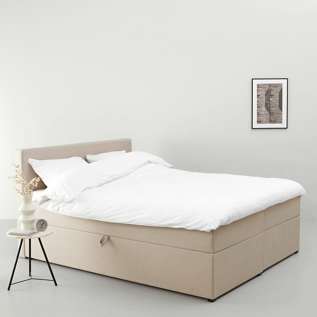 NOUS Living complete boxspring Bergen met opbergruimte (140x200 cm)