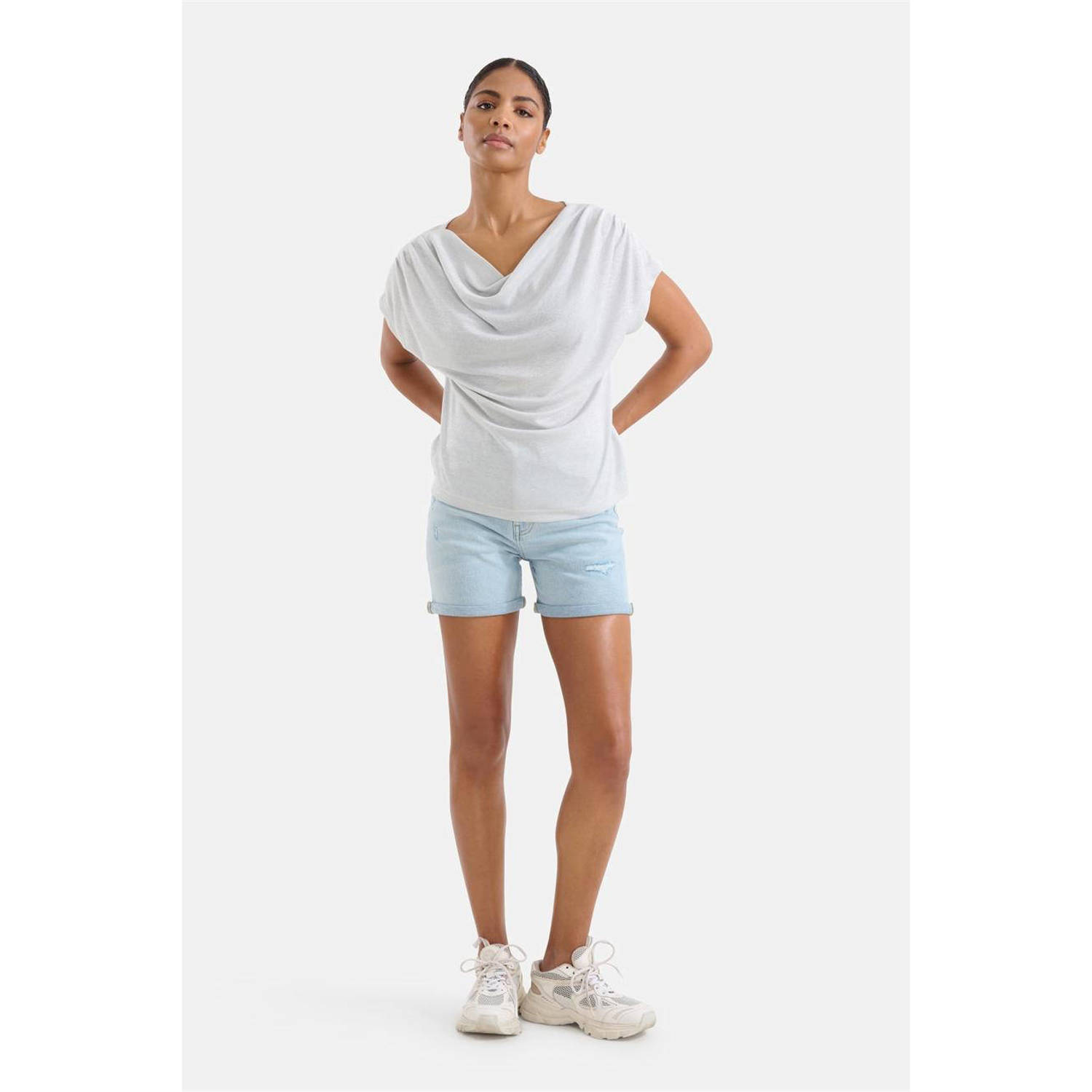 Shoeby top lichtgrijs