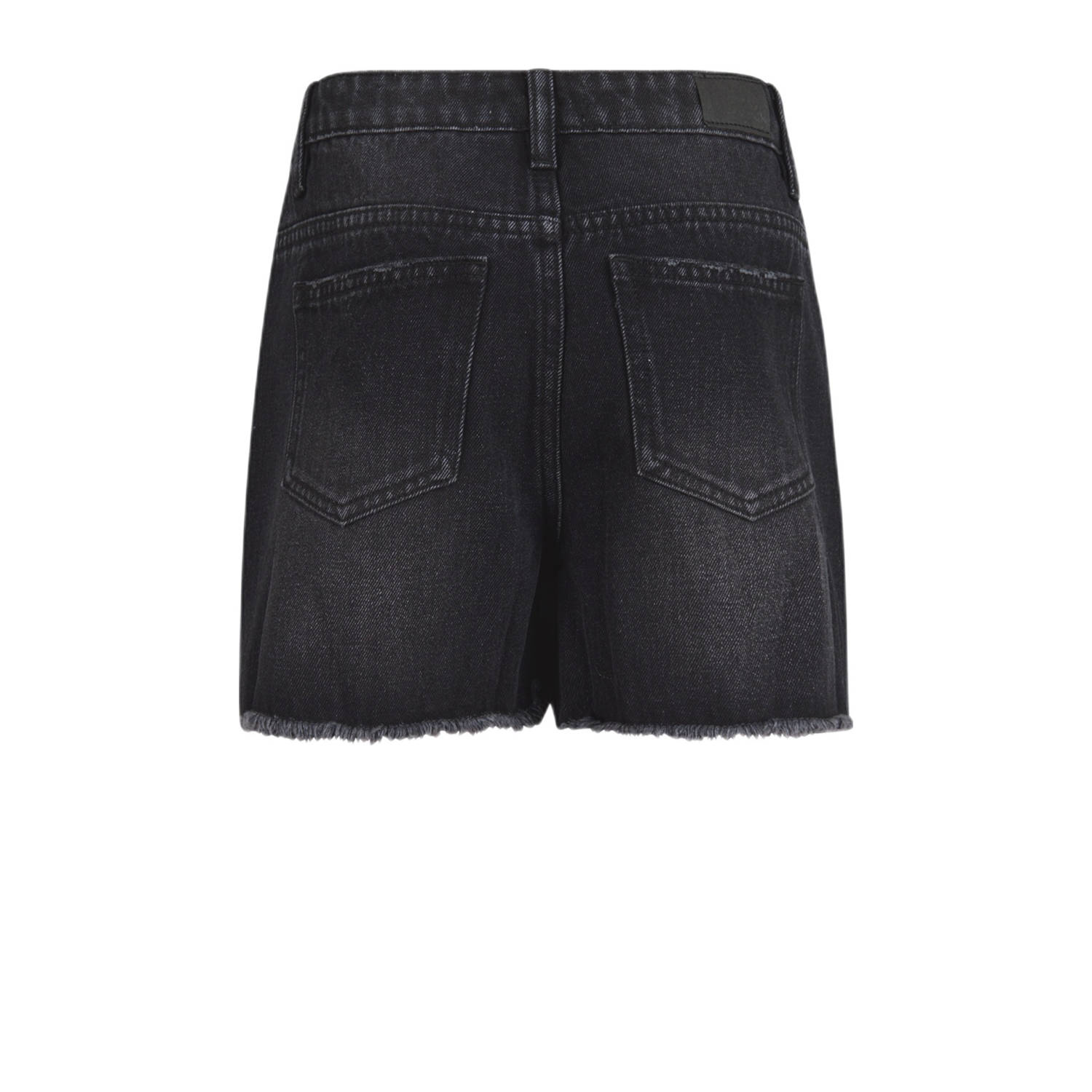 Shoeby high waist regular fit denim short zwart
