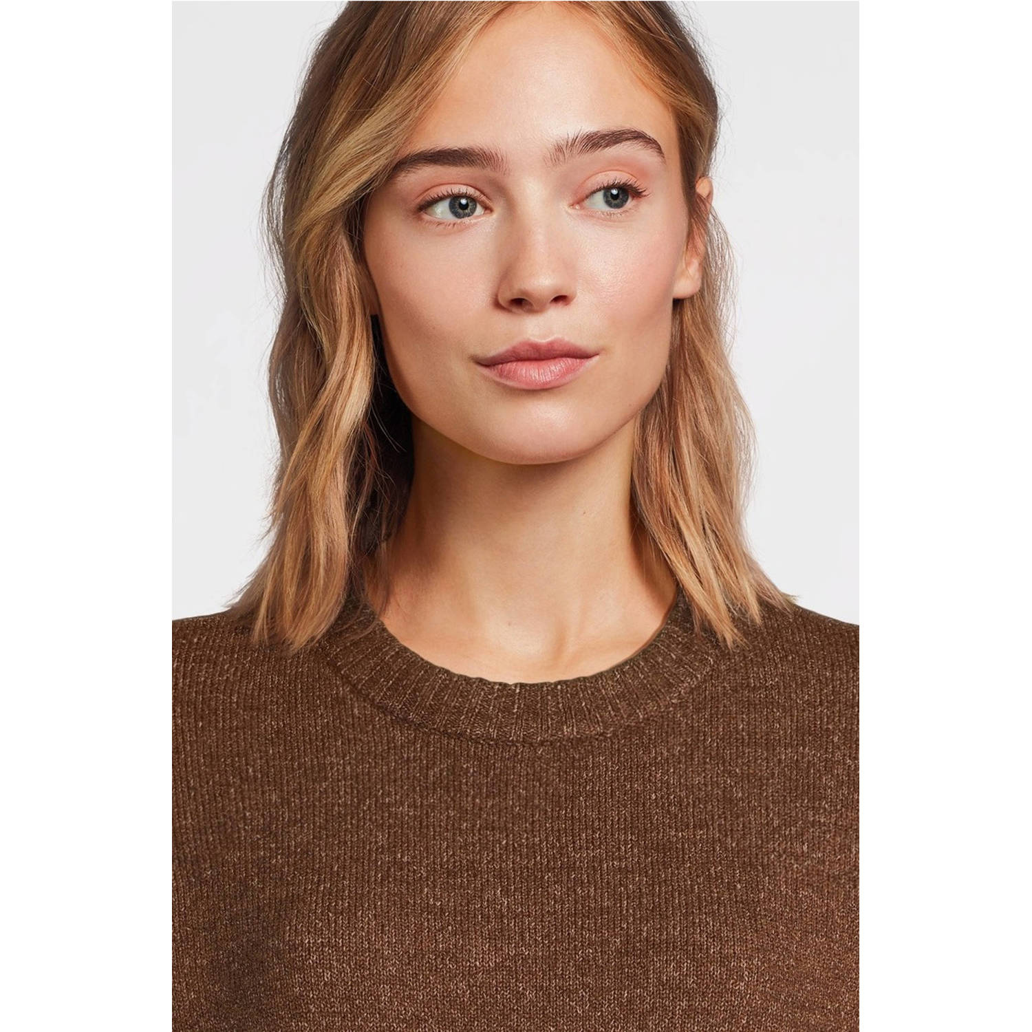 Imagine boxy trui donkerbruin