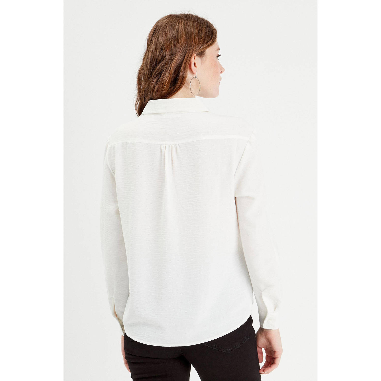 Cache blouse ecru