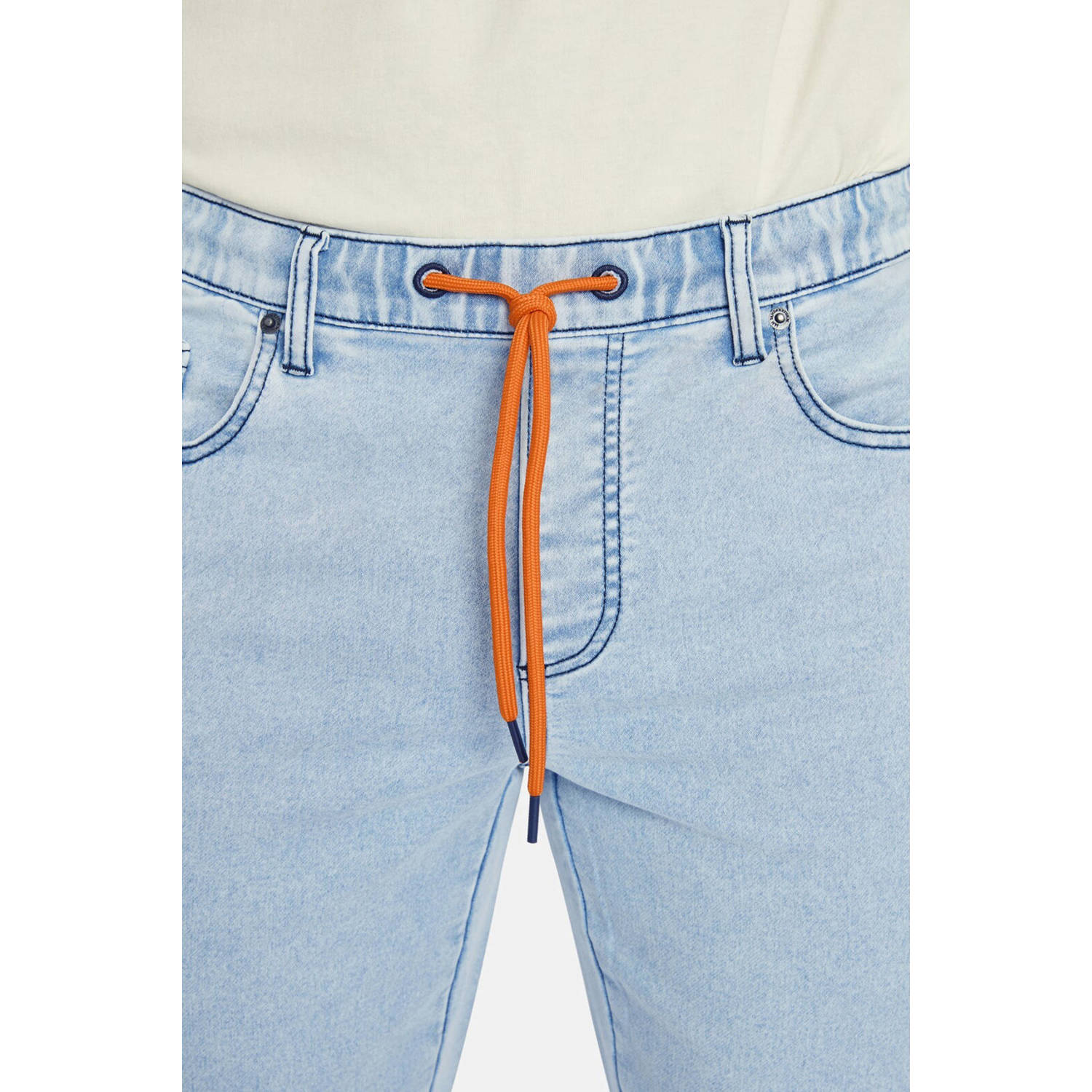 Jan Vanderstorm loose fit jeans HAAPI Plus Size lichtblauw