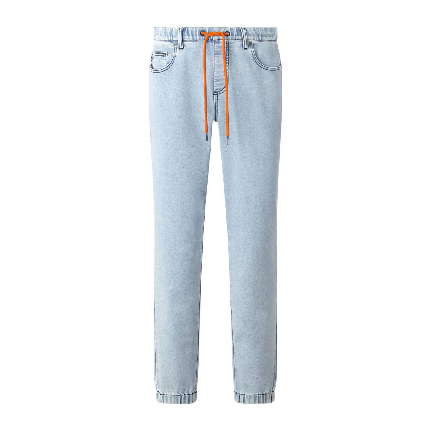 Jan Vanderstorm loose fit jeans HAAPI Plus Size lichtblauw