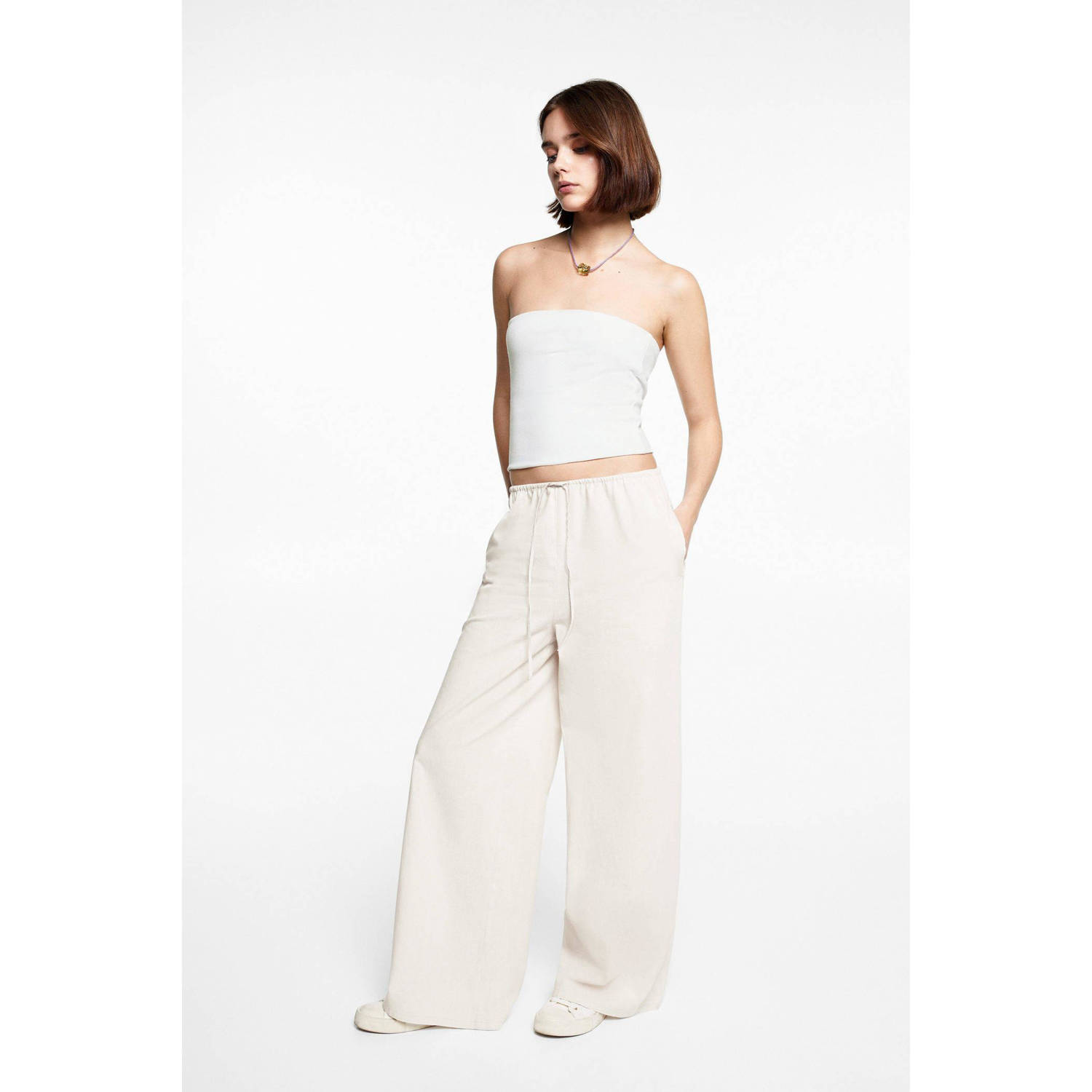 Mango Kids broek grijs