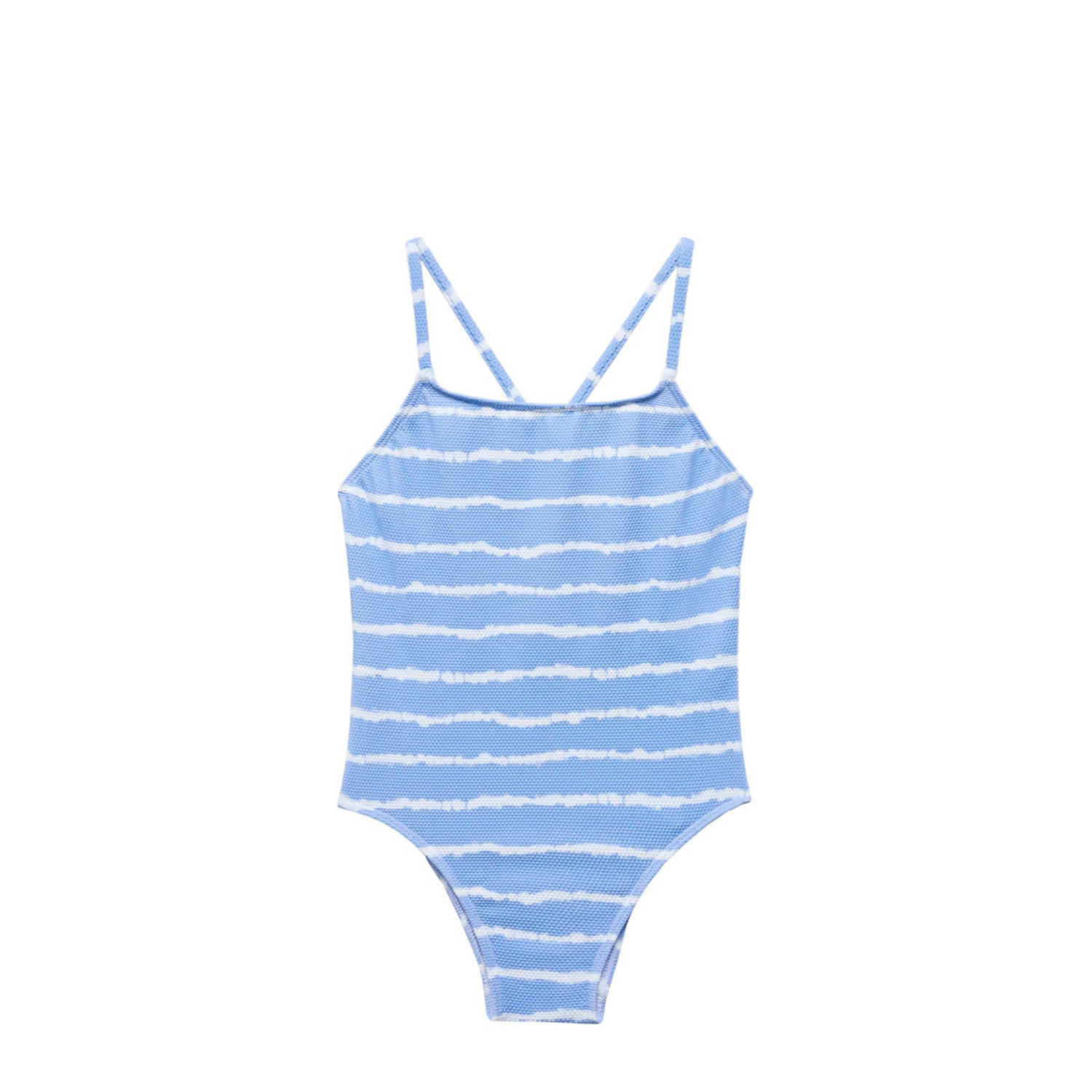 Mango Kids badpak blauw wit