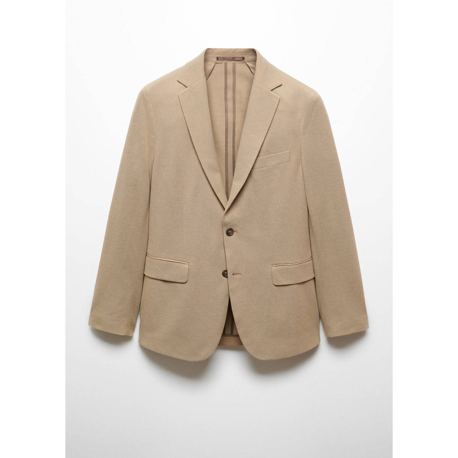 Mango Man slim fit colbert beige