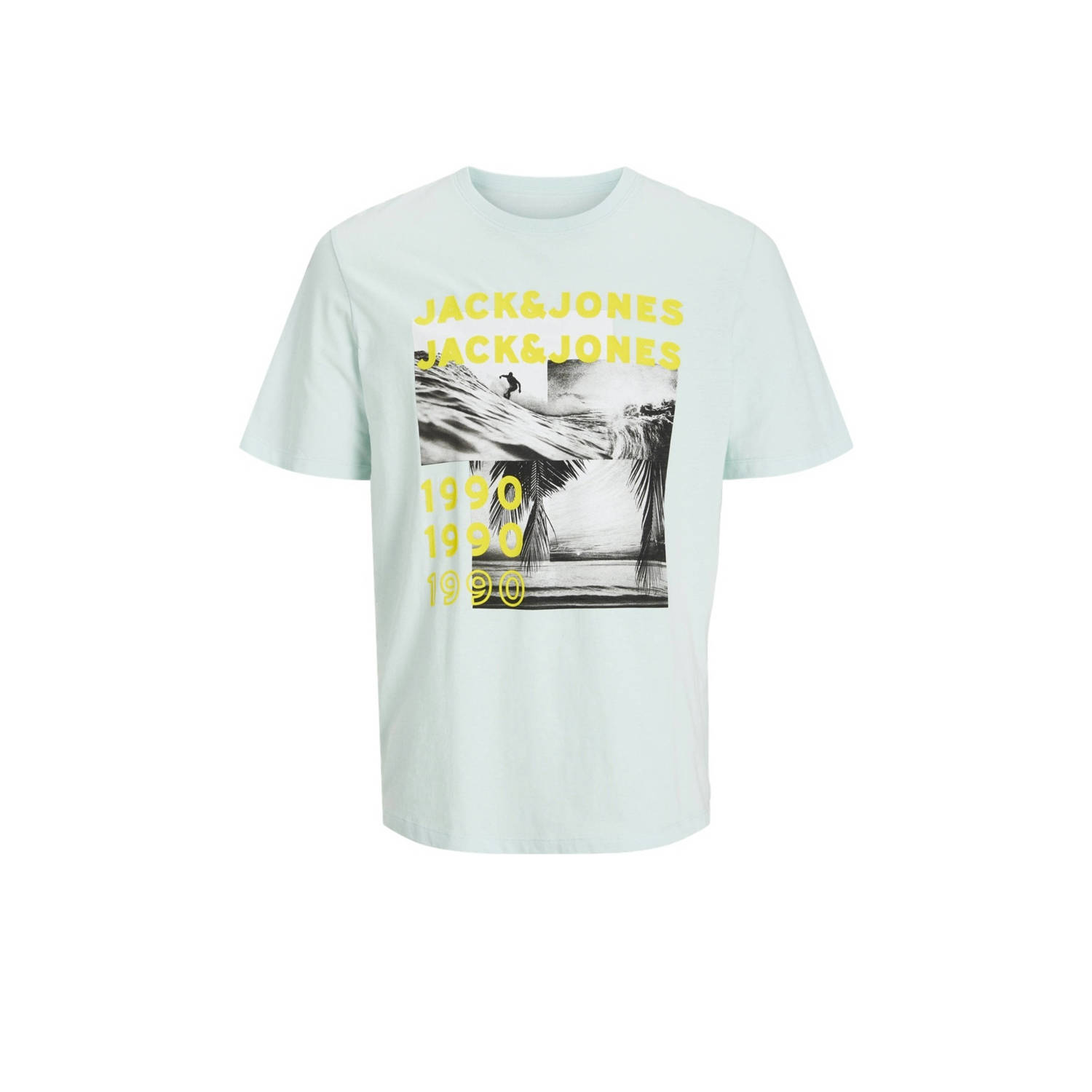 JACK & JONES ORIGINALS T-shirt JORSEA met printopdruk skylight