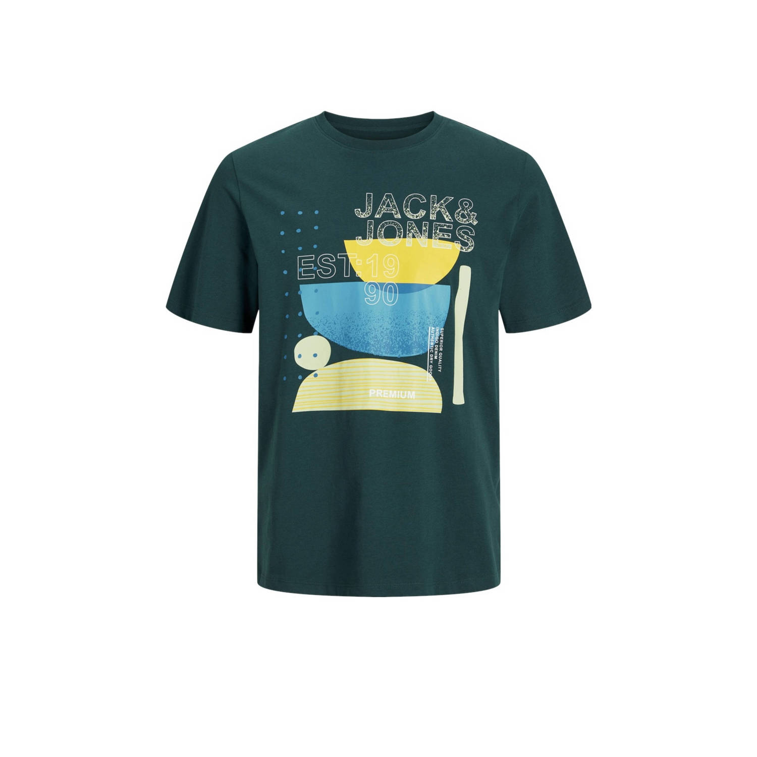 JACK & JONES PREMIUM regular fit T-shirt met printopdruk