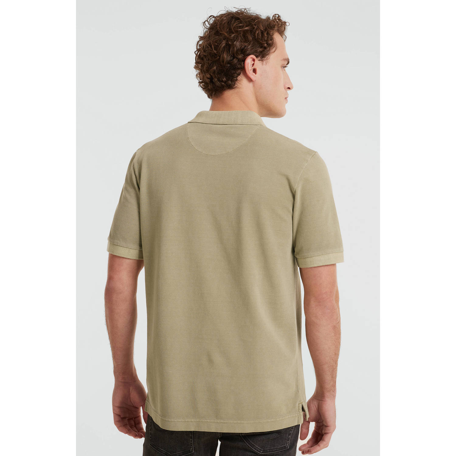 JACK & JONES PREMIUM polo JPRBLUWILLIAM met logo aloe