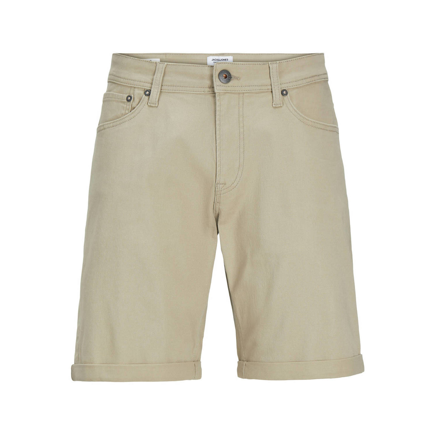 JACK & JONES PANTS STUDIO regular fit short JPSTRICK beige