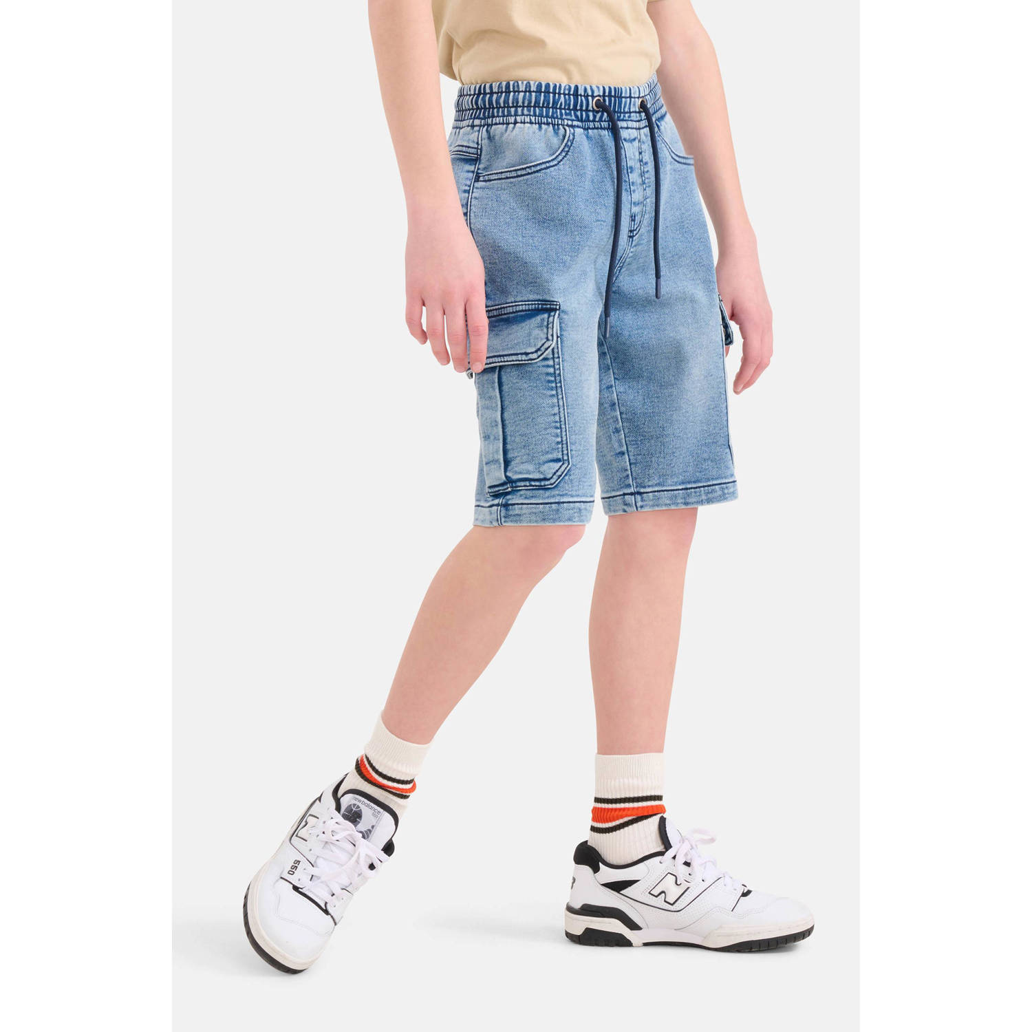 Shoeby regular fit denim short medium blue denim