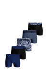 Blauw/zwart