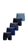 Blauw/donkerblauw