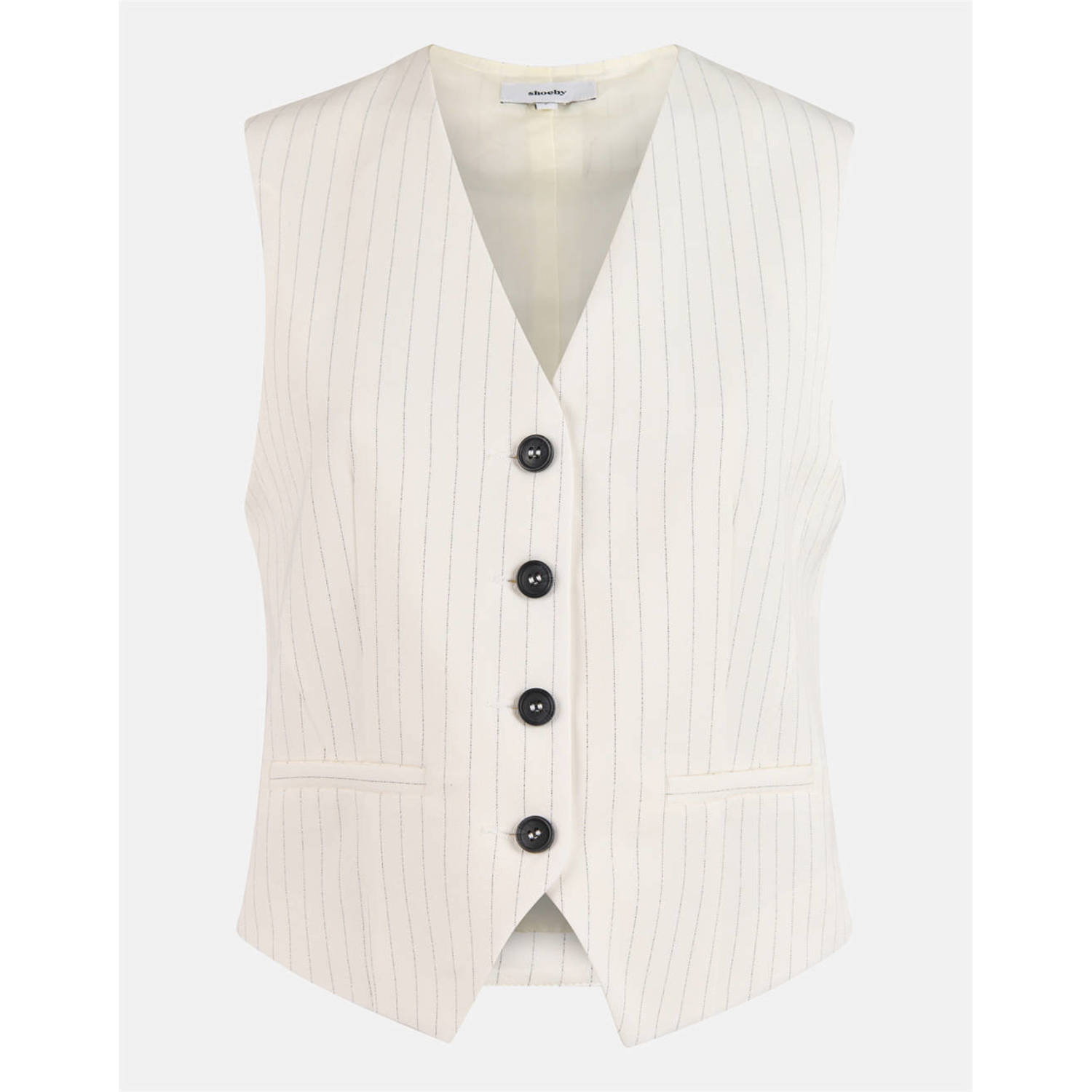 Shoeby gilet met all over print ecru