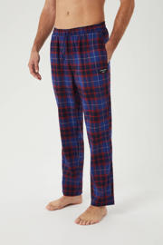 thumbnail: Björn Borg flanellen pyjamabroek donkerblauw/rood