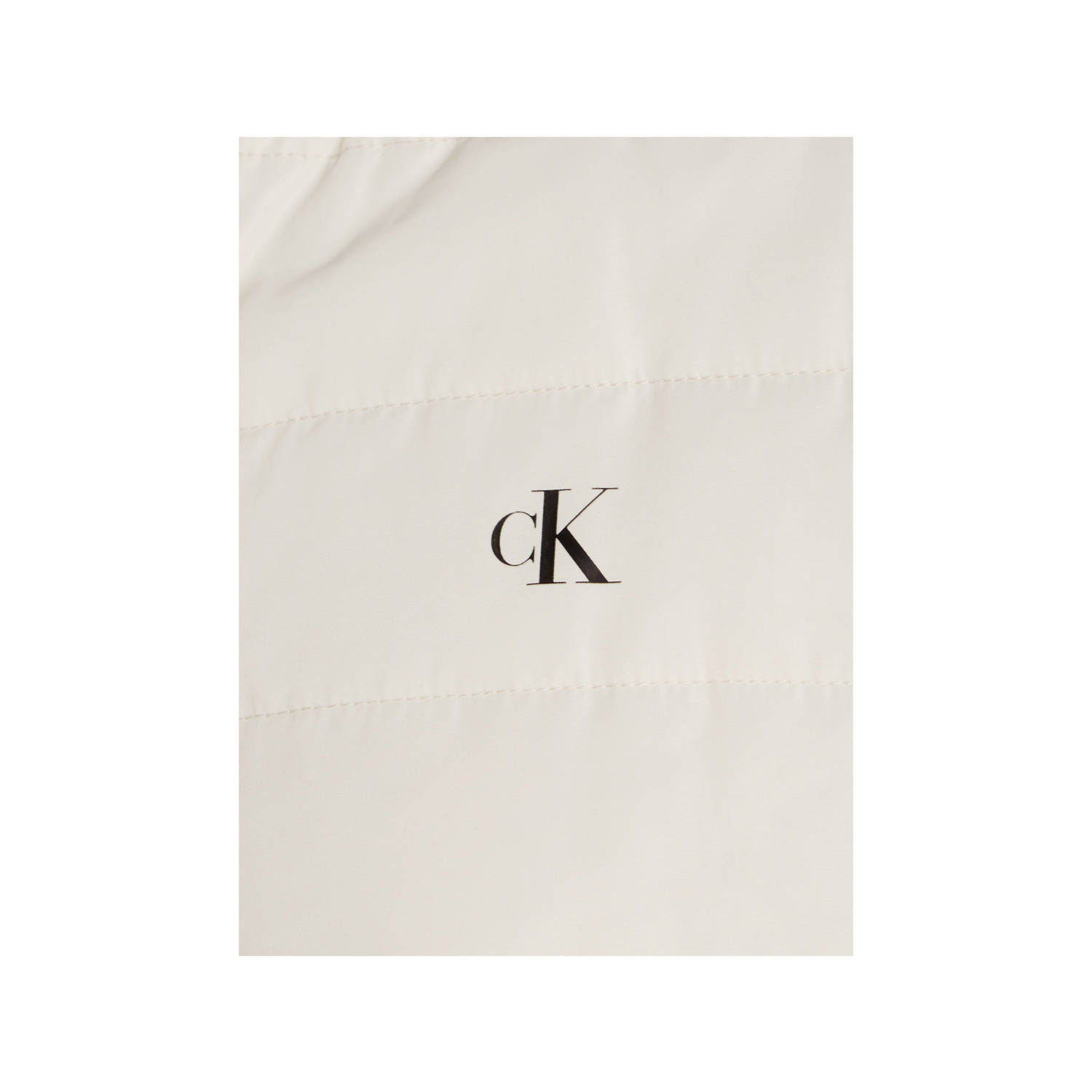 CALVIN KLEIN JEANS quilted bomberjack ecru