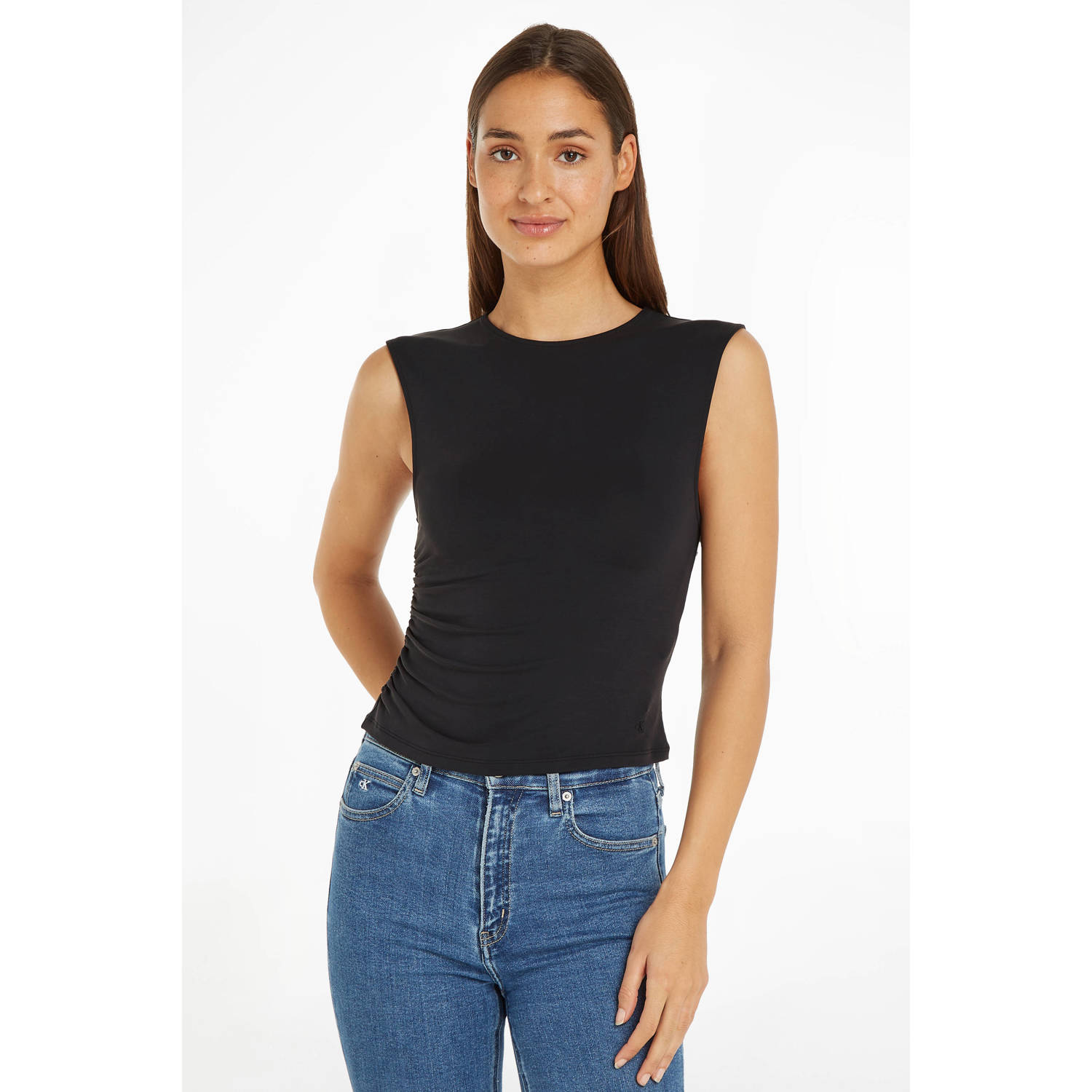 CALVIN KLEIN JEANS top zwart