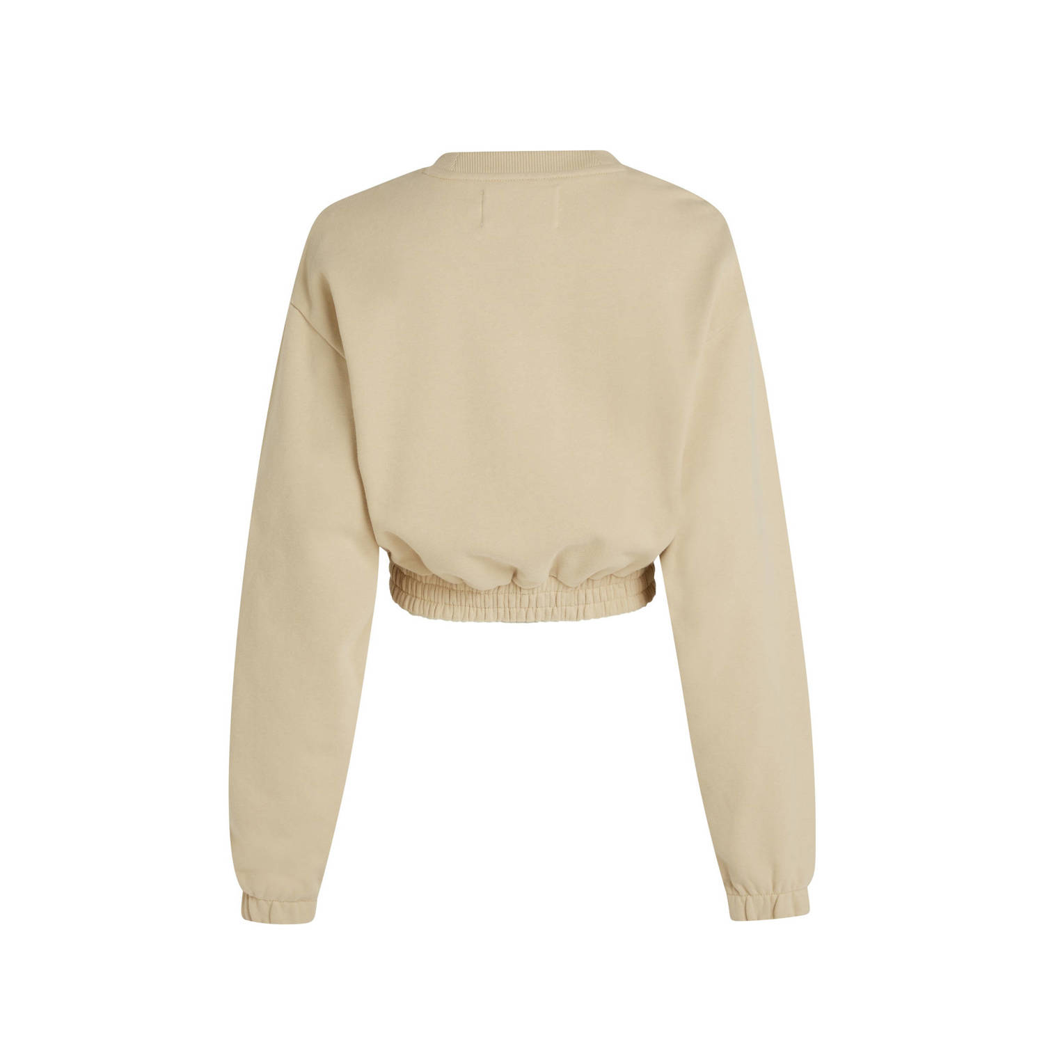 CALVIN KLEIN JEANS sweater met logo zand