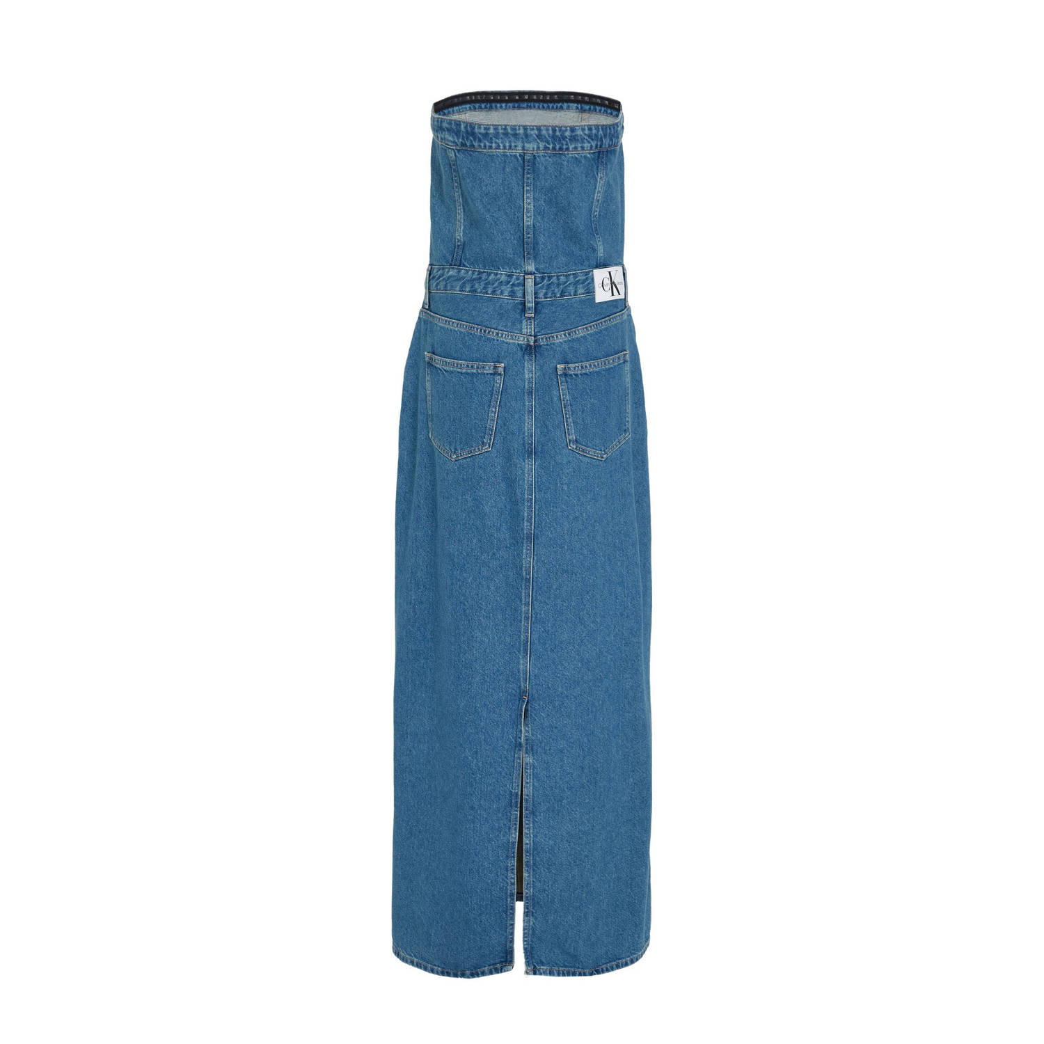 CALVIN KLEIN JEANS spijkerjurk medium blue denim