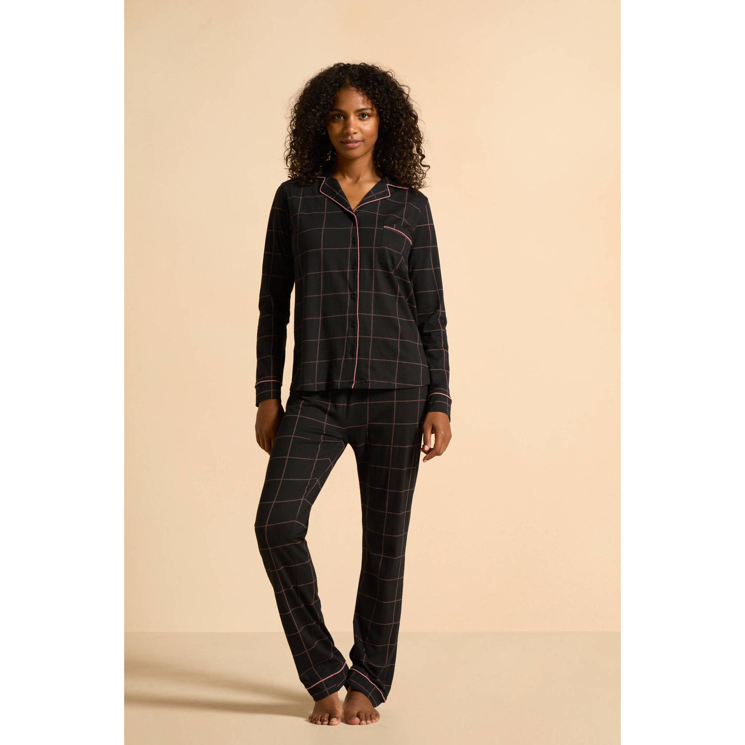 Dreamcovers pyjama zwart roze