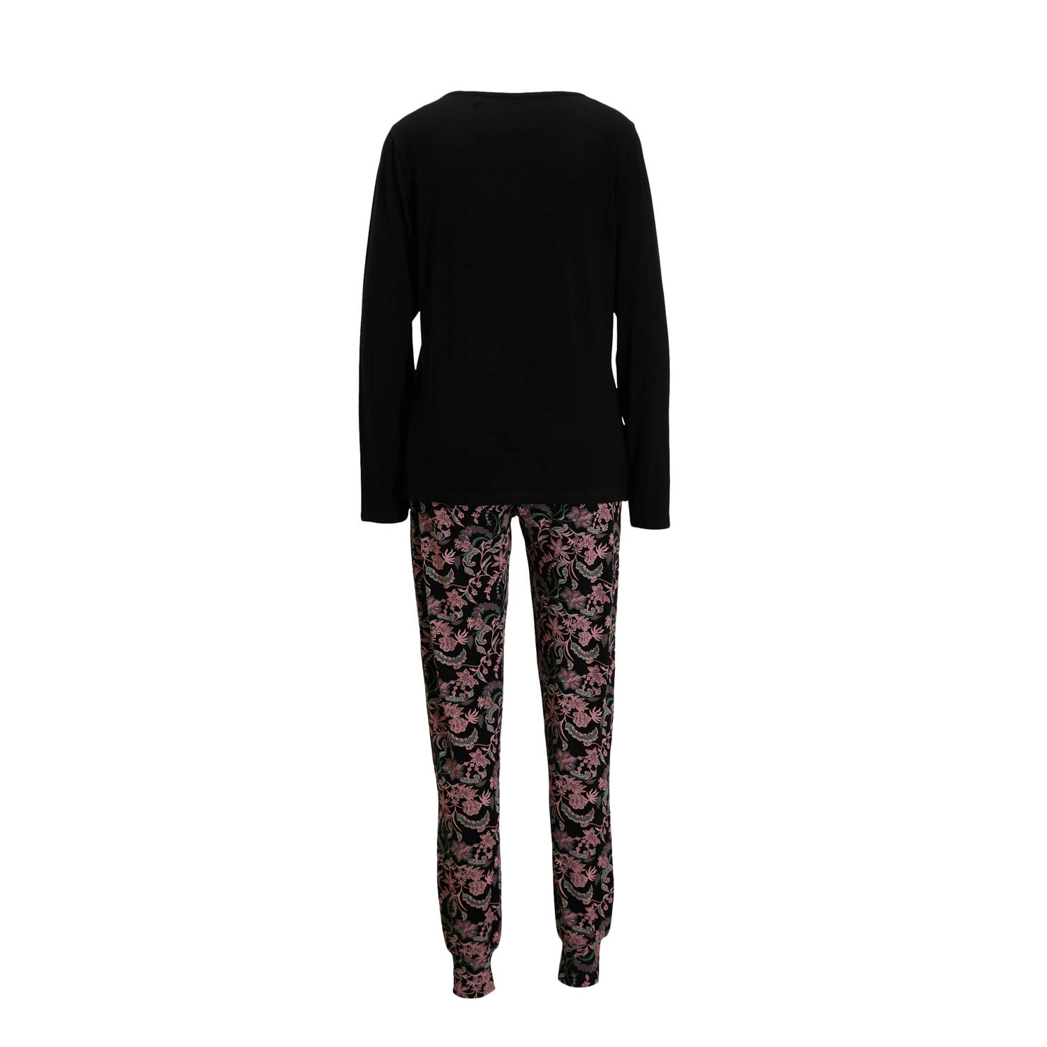 Dreamcovers pyjama zwart donkerroze