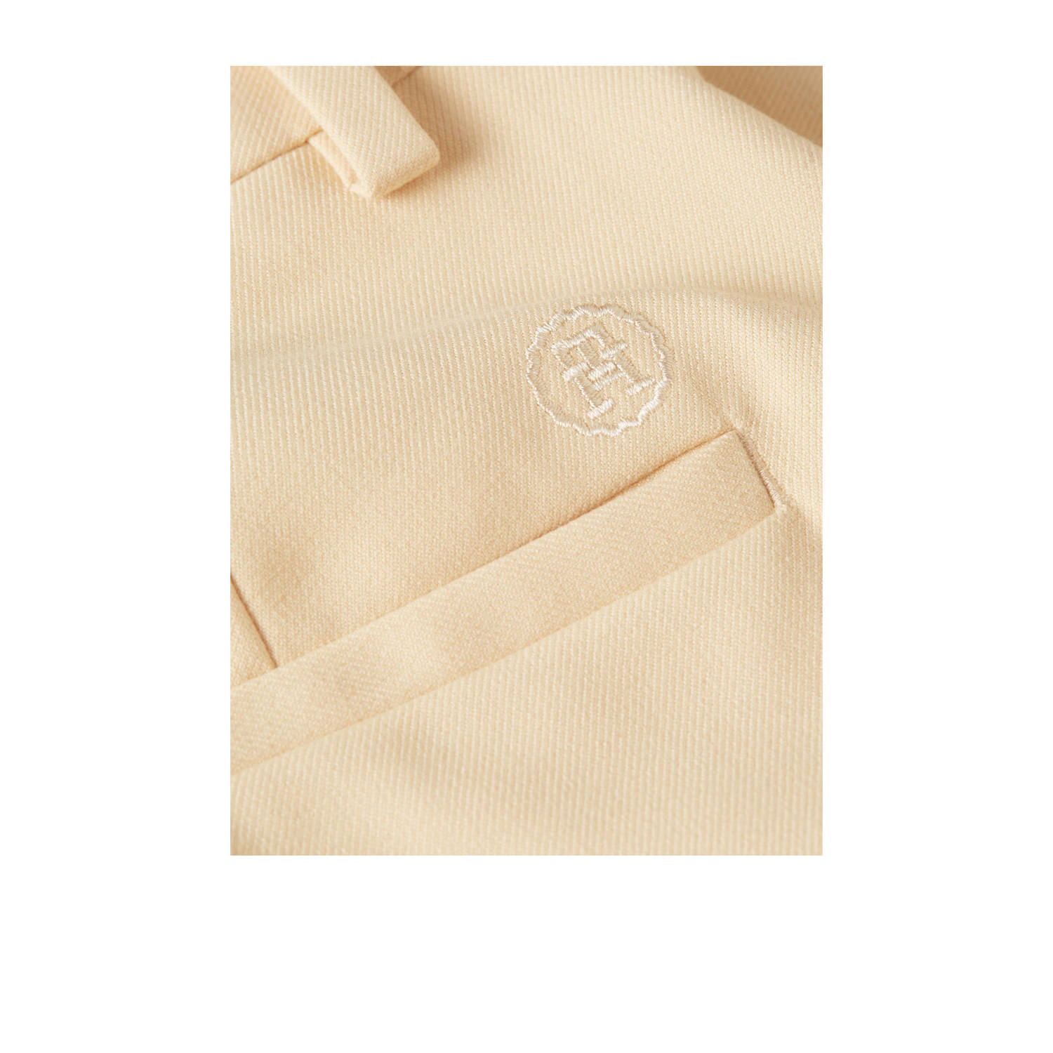 Tommy Hilfiger relaxed pantalon ivoor