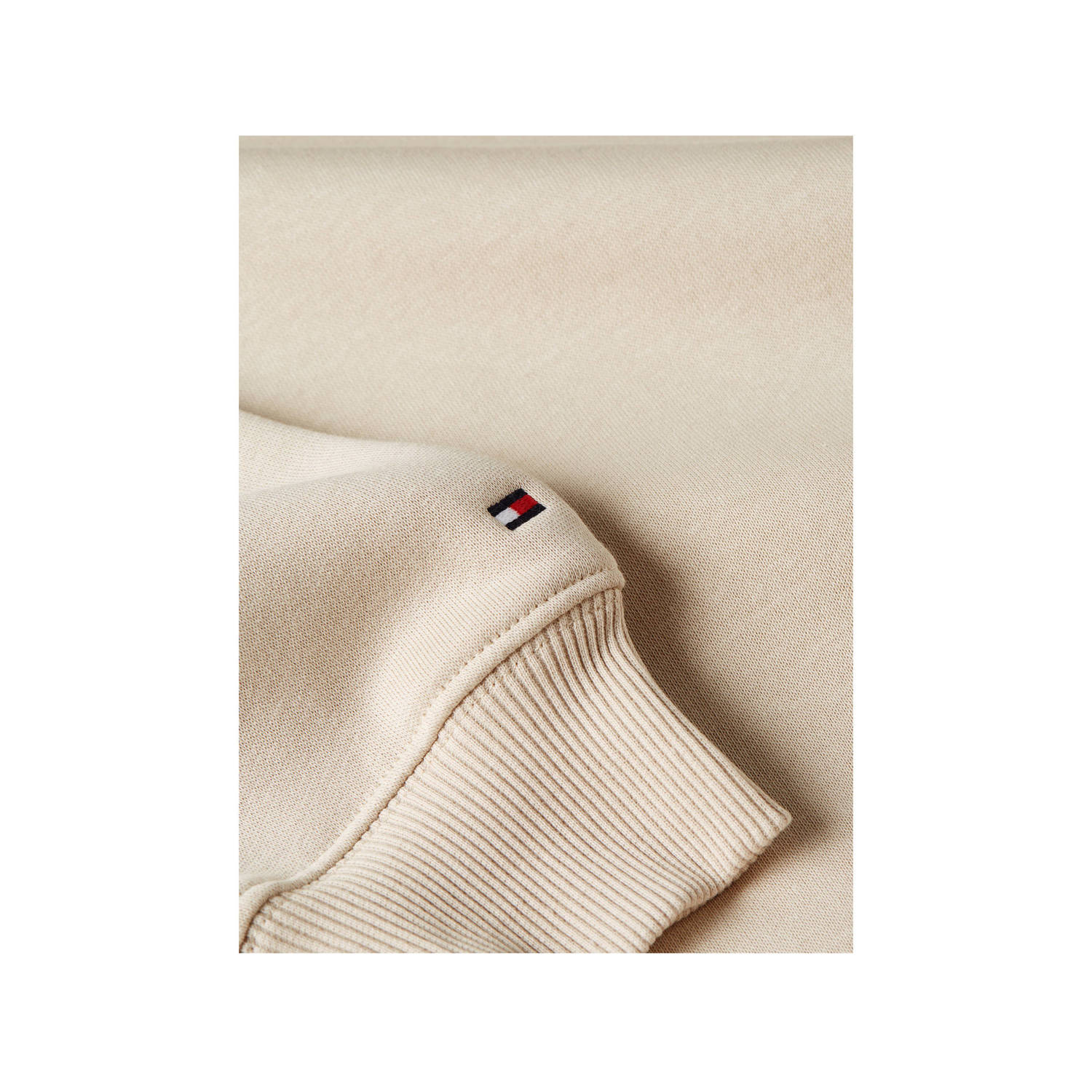 Tommy Hilfiger sweater met logo beige