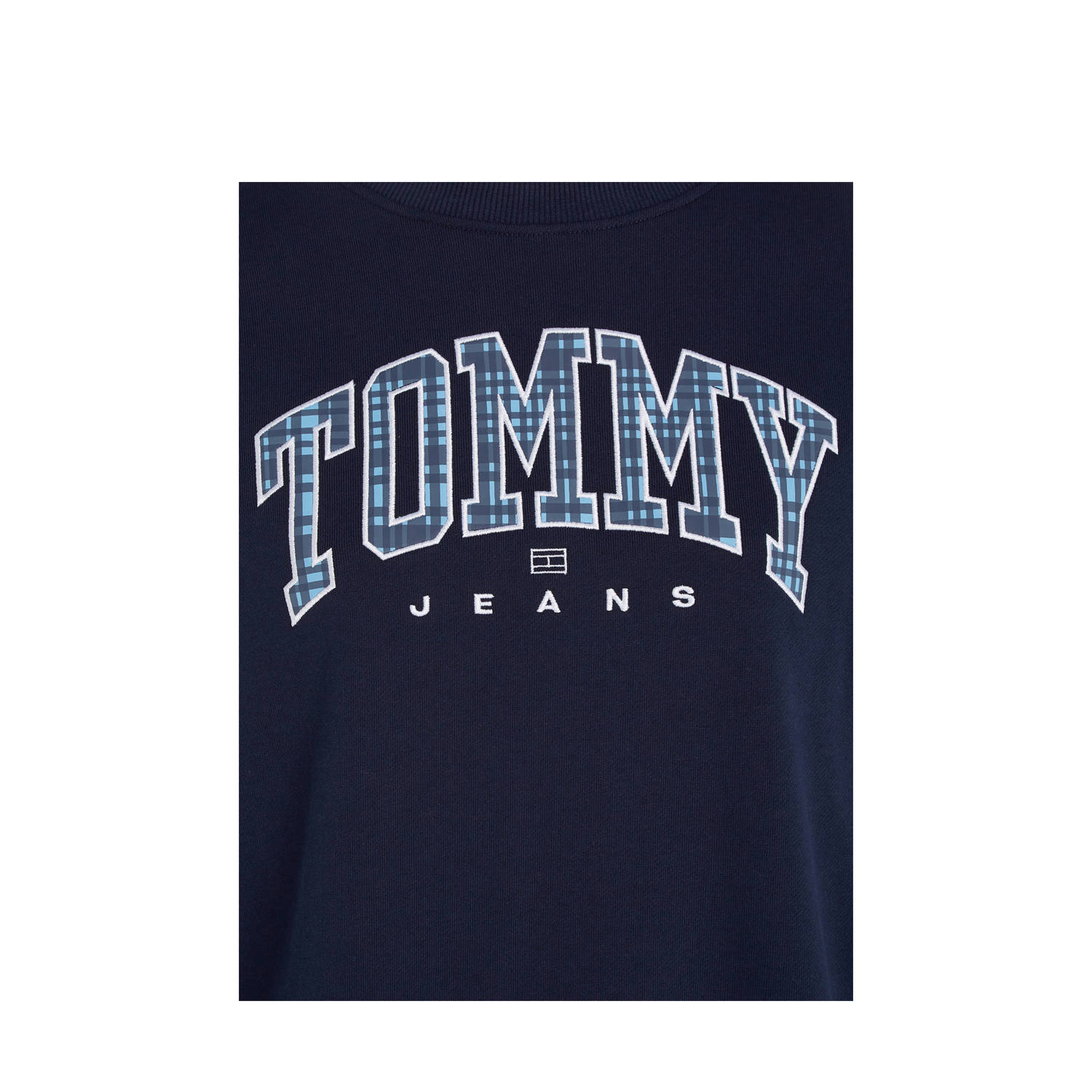 Tommy Hilfiger sweater met logo donkerblauw